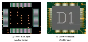 Figure 4 Solder mask design
