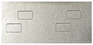 Figure 5 Improvement in ceramic placement and excess adhesive after parameter optimization Figure 5 Improvement in ceramic placement and excess adhesive after parameter optimization