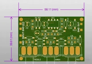 2.5.1、 3D model of a PCB with silk screen 2.5.1、 3D model of a PCB with silk screen