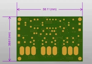 2.5.2、 3D model of the PCB without the silkscreen layer 2.5.2、 3D model of the PCB without the silkscreen layer