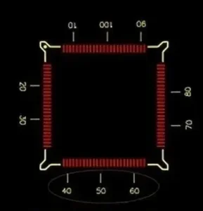 3.3.2 Measurement Markings for the Number of Pins and Circuits on an IC 3.3.2 Measurement Markings for the Number of Pins and Circuits on an IC