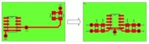 Figure 1: Placing bypass capacitors close to the pins Figure 1: Placing bypass capacitors close to the pins