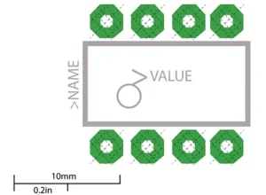 Fig 5 Through hole pads