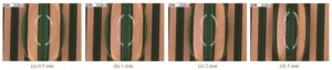 Figure 3 Water drop test results of no clean flux