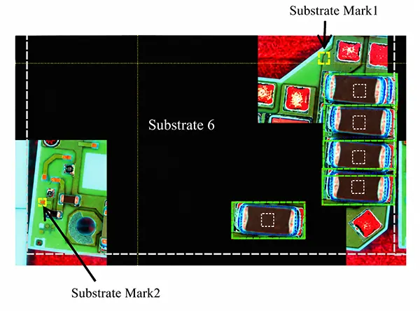 Figure 8 Pass result for Mark offset detection with optimized settings